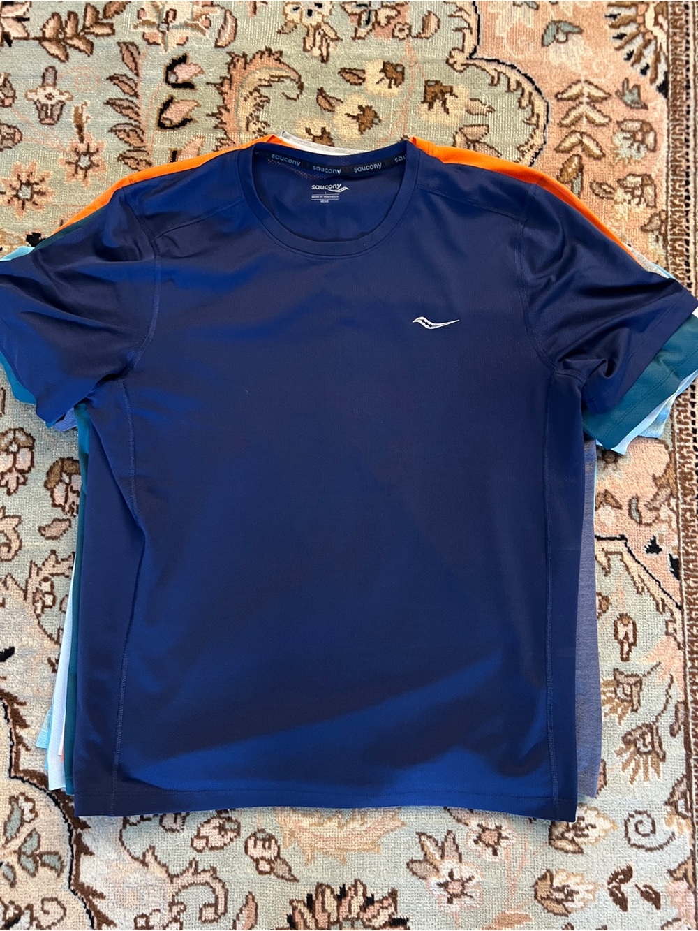 Saucony Men’s Navy Short Sleeve Performance Tee